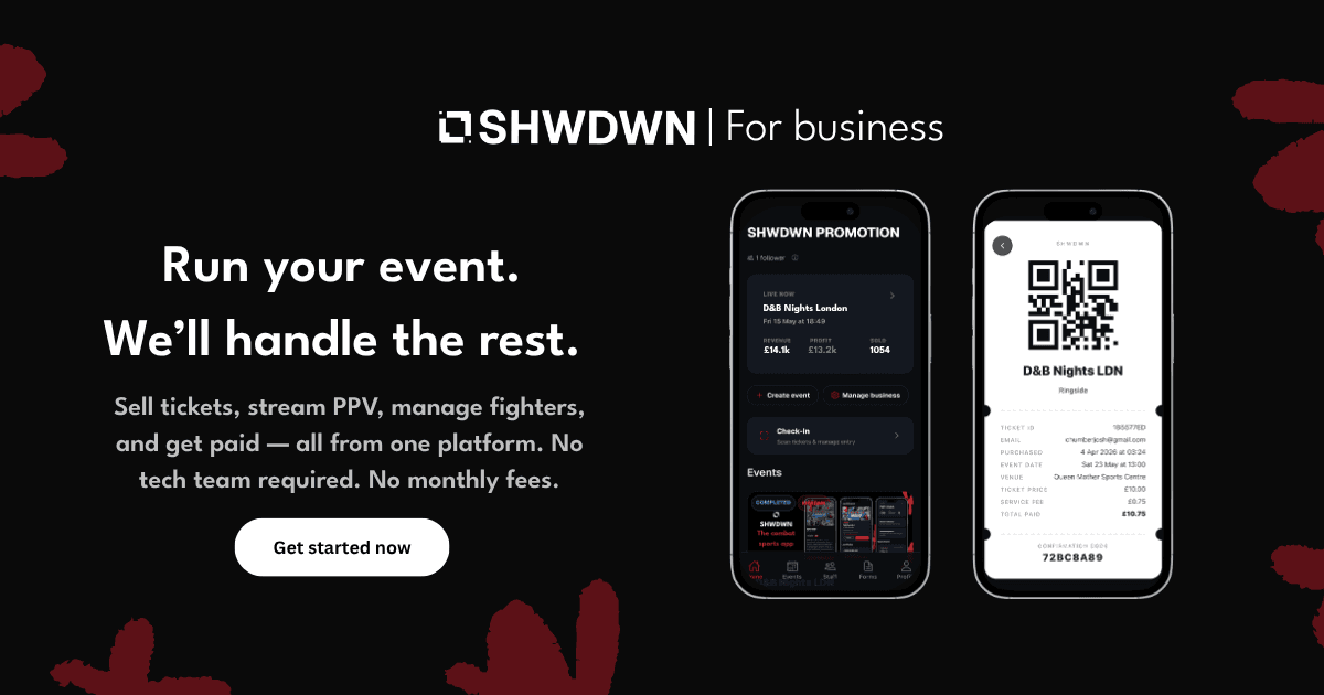 Sell SHWDWN tickets on your own website